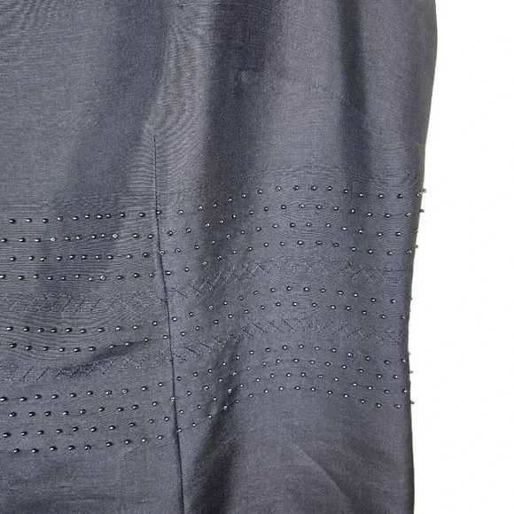 Robbie‎ Bee Size 16 Silk Beaded 2 Piece Dress Suit Jacket Blue Women Stylish - Picture 8 of 16